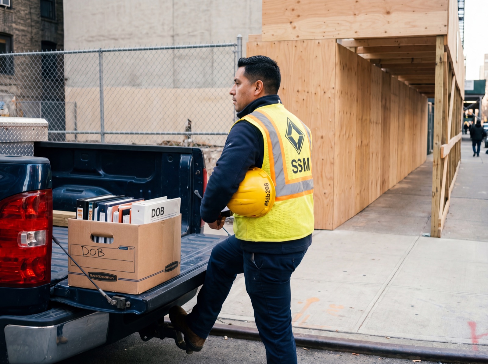 SSM site safety manager arriving on a NYC job site within 48 hours of a signed contract